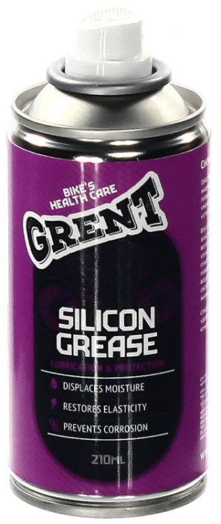 Спрей-смазка GRENT SILICON GREASE, силиконовая, 210 мл, 40332