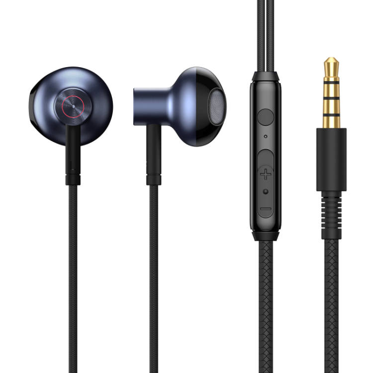 Проводные наушники BASEUS Encok H19, Jack 3.5mm, черный