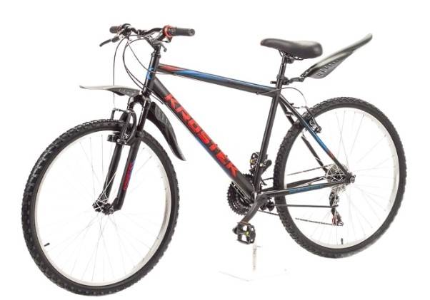 Krostek Горный велосипед IMPULSE 604 | Размер колеса - 26 | Размер рамы - 18.5"| Максимальный вес велосипедиста 110 кг | Рост велосипедиста 170-175 | Количество скоростей - 18 | Стальная рама | Задний переключатель скоростей Shimano TY21