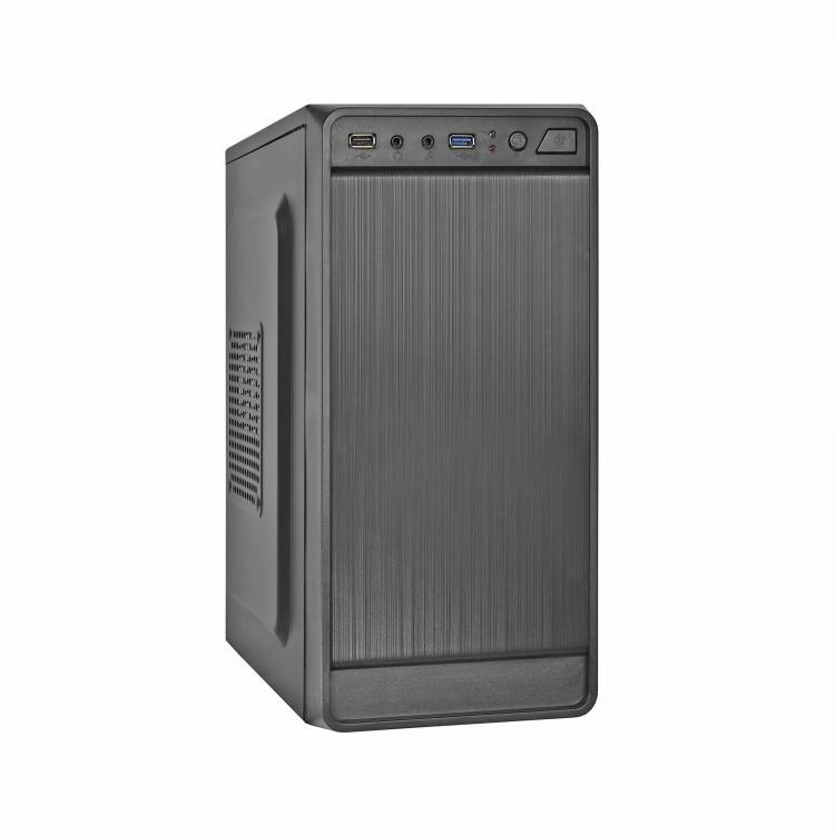Корпус Minitower ExeGate BAA-108U Black, mATX, <AAA450, 80mm>, 1*USB+1*USB3.0, Audio <EX283129RUS>