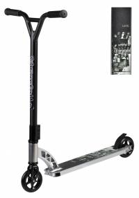 Farfello Самокат трюковой X-ST60 (4) (колёса 110 мм, алюм. обод, стальной Y-руль) Ночной город/Night city 6961136047755