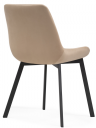 Woodville Стул на металлокаркасе "Челси" бежевый | Ширина - 50; Глубина - 60; Высота - 80 см