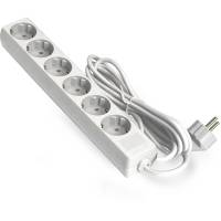 Удлинитель ExeGate ECE-6-3W (6 евророзетки с заземлением, 3м, белый) <EX285833RUS>