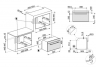 Smeg комбинированный духовой шкаф с микроволновой печью | Серия: Victoria | Антрацит | Ширина: 60 см | Высота ниши: 45 см | Дополнительные функции: СВЧ 