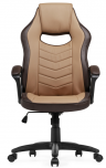 Woodville Компьютерное кресло "Gamer" коричневое | Ширина - 62; Глубина - 70; Высота - 107 см
