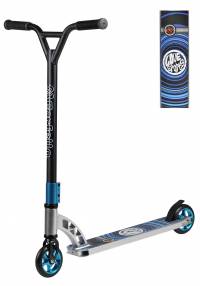 Farfello Самокат трюковой X-ST60 (4) (колёса 110 мм, алюм. обод, стальной Y-руль) Синее сердце/Blue love sport 6961136047779