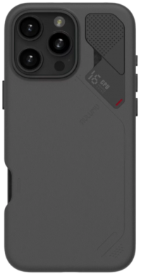 Aulumu A16 Чехол для iPhone 16 Pro Max, Vegan Leather совместим с MagSafe, черный