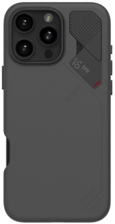 Aulumu A16 Чехол для iPhone 16 Pro Max, Vegan Leather совместим с MagSafe, черный