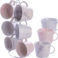 30735 Lorain Набор кружек 7 предметов, на подставке/ "голубой, розовый", 431 мл