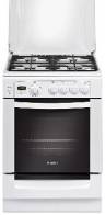 Gefest газовая плита Брест 6100-04 | Количество конфорок: 4 | Объем духовки: 52 л | Электроподжиг | Габариты (ВхШхГ): 85х60х60 см | Цвет: Белый | Global
