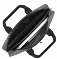 Сумка ExeGate Office F1590 Grey, серая, полиэстер, для ноутбуков до 15.6"