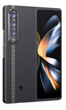 Рitaka FRFOLD4 Чехол Fusion Weaving Air Case для Samsung Galaxy Z Fold4, Rhapsody, кевлар (арамид) 