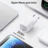 Anker Сетевое зарядное устройство для iPhone 16 Pro Max 511 Nano III 30W A2147 Белый