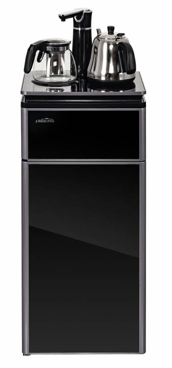 Кулер -диспенсер Hiberg F-81FGB / 30.5 см x 77 см x 35 см | нижняя загрузка бутыли