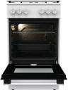 Газовая плита Gorenje GG5A10WH , эмалированная сталь , газовая , oбъем духовки-70 л / Global