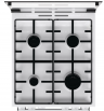 Газовая плита Gorenje GG5A10WH , эмалированная сталь , газовая , oбъем духовки-70 л / Global