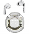 Acefast беспроводные наушники T8 crystal color bluetooth earbuds, цвет: white moon
