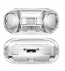 Acefast беспроводные наушники T8 crystal color bluetooth earbuds, цвет: white moon