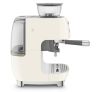 Smeg Кофемашина-эспрессо со встроенной кофемолкой EGF03CREU | Тип напитка: капучино, латте, эспрессо |  Цвет кремовый