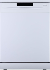 Посудомоечная машина Gorenje GS620C10W  | Комплектов: 14, сушка: конденсационная, 5 программ, дисплей, размер: 85 х 60 х 58 см, белый | Global