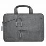 Satechi Сумка для ноутбуков до 13" Water-Resistant Laptop Carrying Case, ST-LTB13. Водостойкий нейлон, серый. Мягкая внутренняя отделка, карманы на молнии для мелочей / Сумка для Macbook Air
