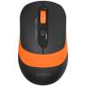 Клавиатура+мышь беспроводная A4Tech Fstyler FG1010 черный/оранжевый Global