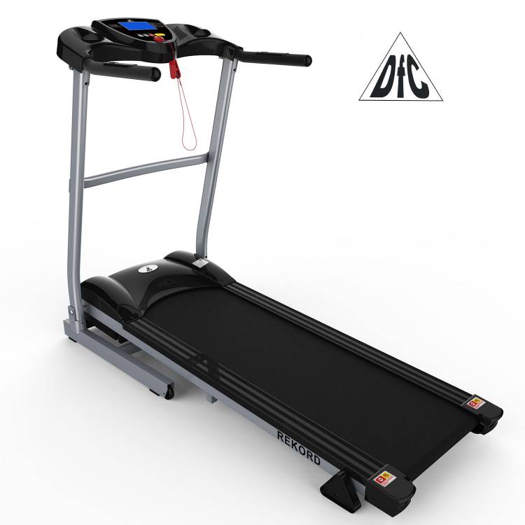 Беговая дорожка DFC REKORD T190 электрическая/ до 120кг/ Скорость 12 км/ч/ Мощность двигателя 1.5 л.с/ для ходьбы/ для квартиры/ для похудения/ складная