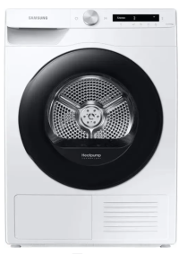 Сушильная машина Samsung DV90T5240AW/LP | Максимальная загрузка: 9 кг | Количество программ: 14 | Габариты (ВхШхГ): 85 см x 60 х 60 см | Цвет: Белый | Global