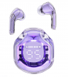  Acefast беспроводные наушники T8 crystal color bluetooth earbuds, цвет: alfalfa purple