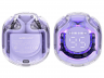  Acefast беспроводные наушники T8 crystal color bluetooth earbuds, цвет: alfalfa purple