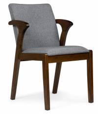 Woodville деревянный  стул "Artis" , cappuccino  / grey , 49см*58см*84см , страна производства - Малайзия , материал каркаса - массив гевеи / 15414