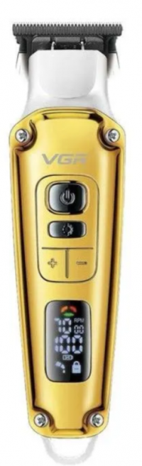 VGR V-931 триммер для волос и бороды | длина стрижки до 7 мм, насадок - 4 шт, питание - от электричества