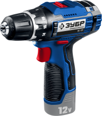 Зубр Дрель-шуруповерт DL-121 без АКБ, 12В, в коробке, Профессионал