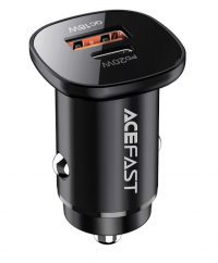 AceFast Автомобильное зарядное устройство для телефона  B1 mini 38W (USB-C+USB-A) 