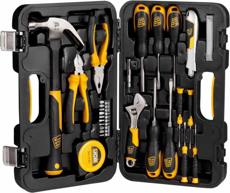 JCB 27 предм Набор: Инструменты для ремонтных работ